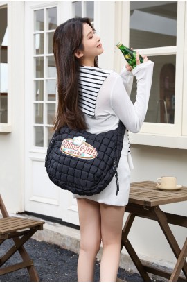 CHIOS CLUB - Chios QQ LOGO Bubble Tote [tote34BK]